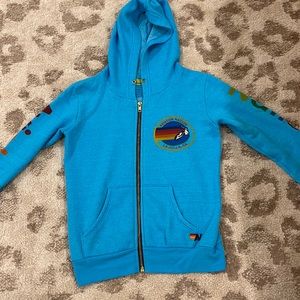 🌺 Preppy Aviator Nation blue zip up 🌺
